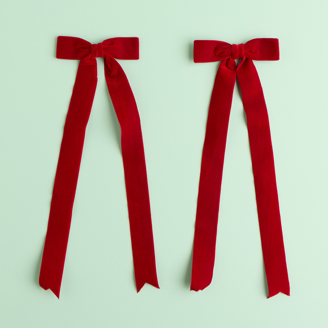 Halle Velvet Christmas Bow Pack of 2