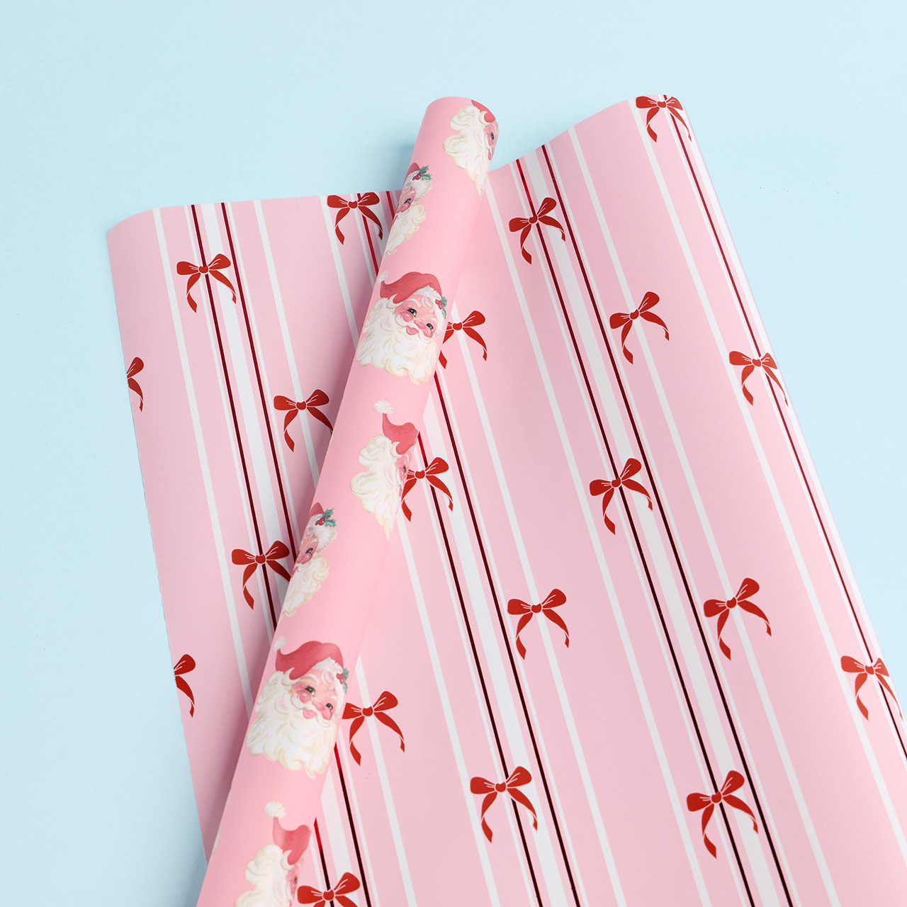 Cheeky Santa Christmas Wrapping Paper 2 Pack