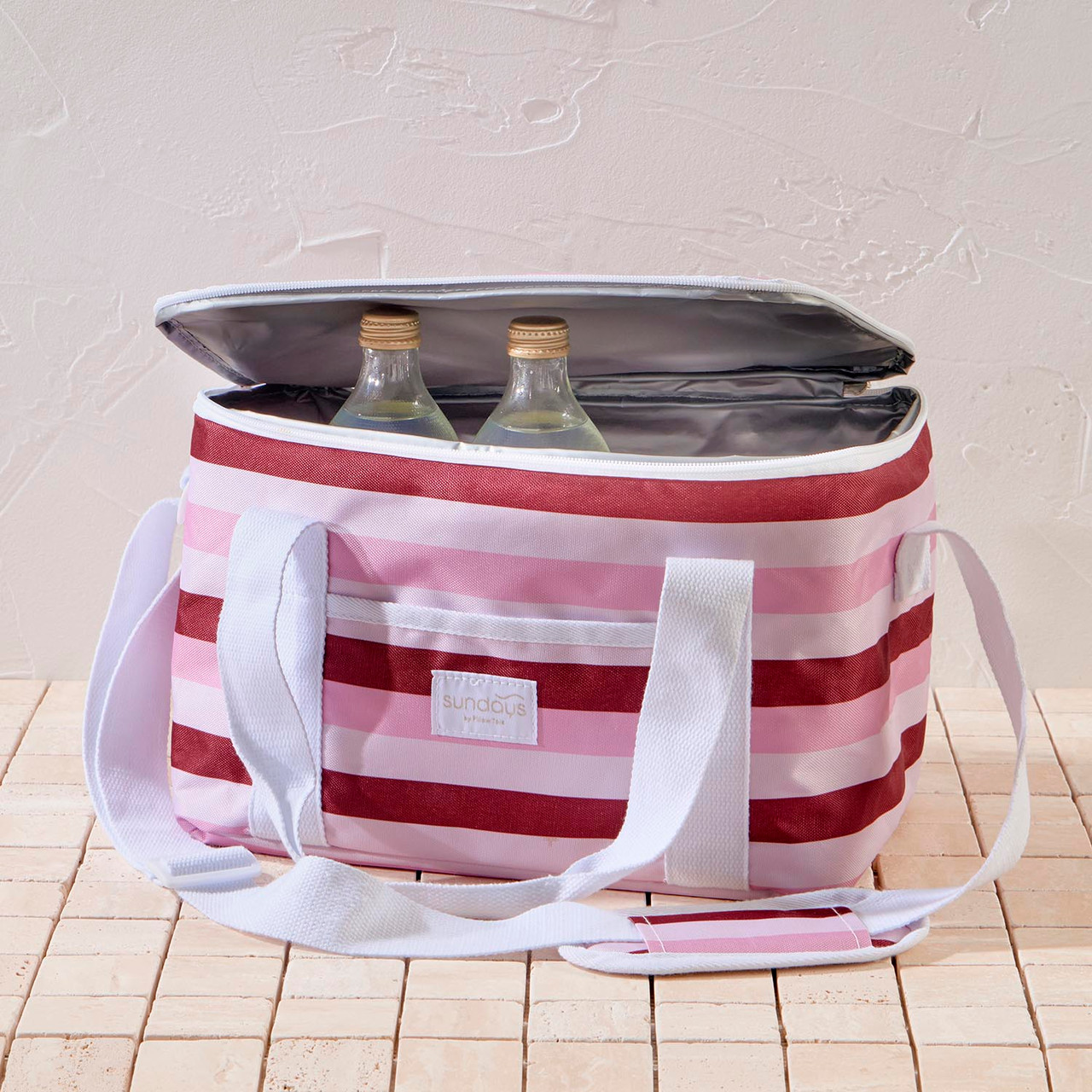 Salerno Stripe Insulated Cooler Bag