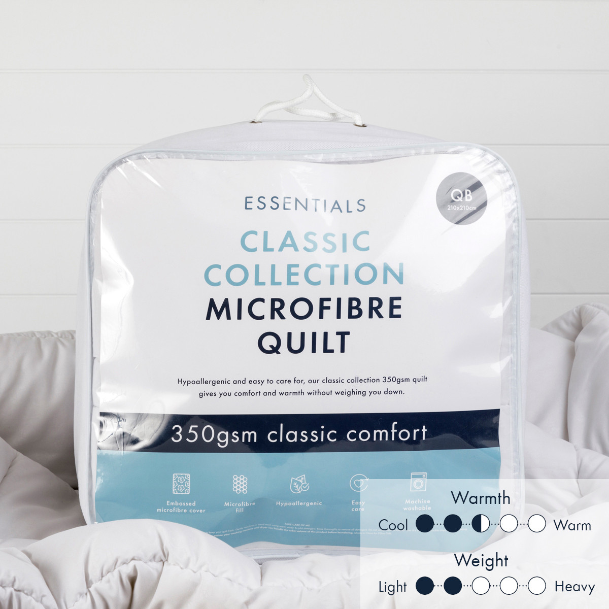 Classic Collection 350gsm Microfibre Quilt