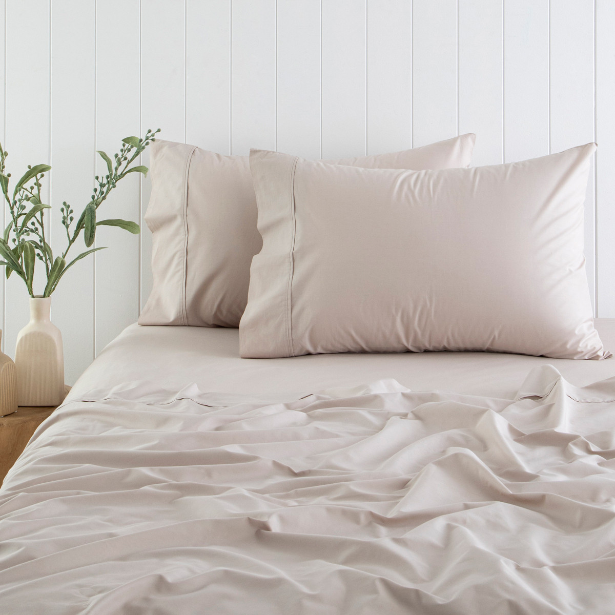 300TC Cotton Fitted Sheet