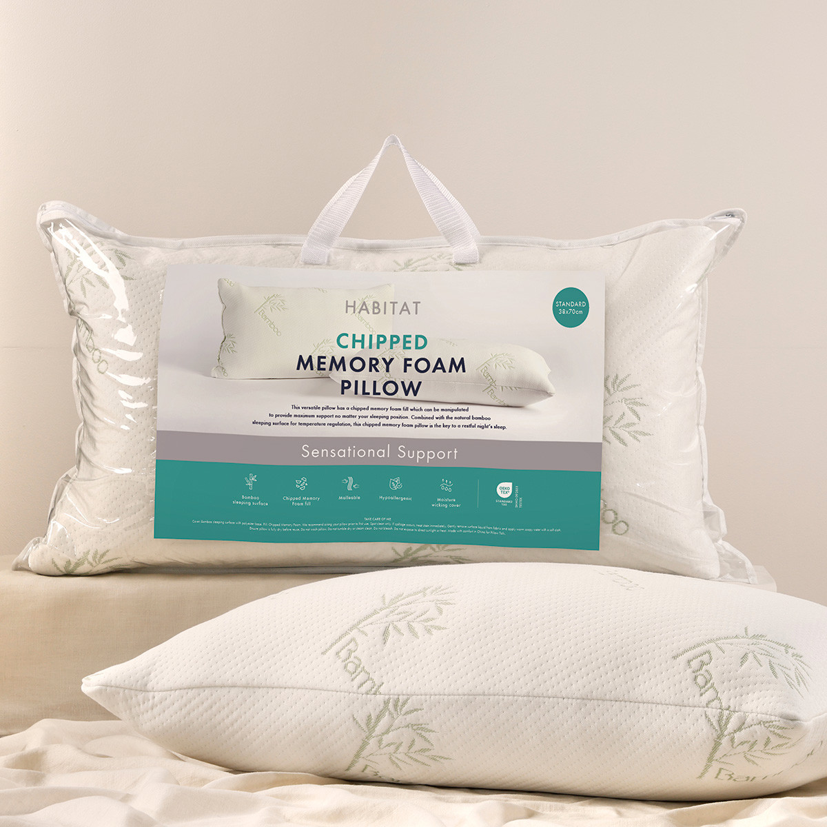 Chipped Memory Foam Pillow