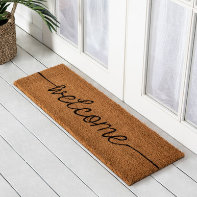 Welcoming Slimline Doormat [HABLWELCO19] - Pillow Talk