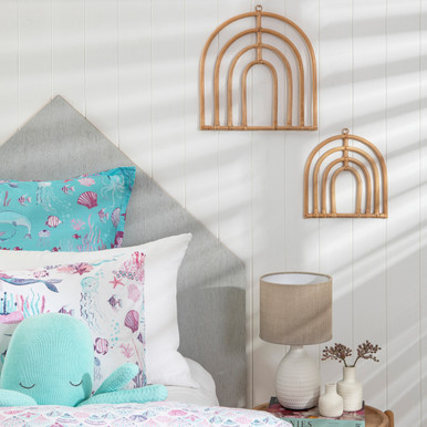 Over the Rainbow Rattan Wall Decor [KIDLOVERT20]