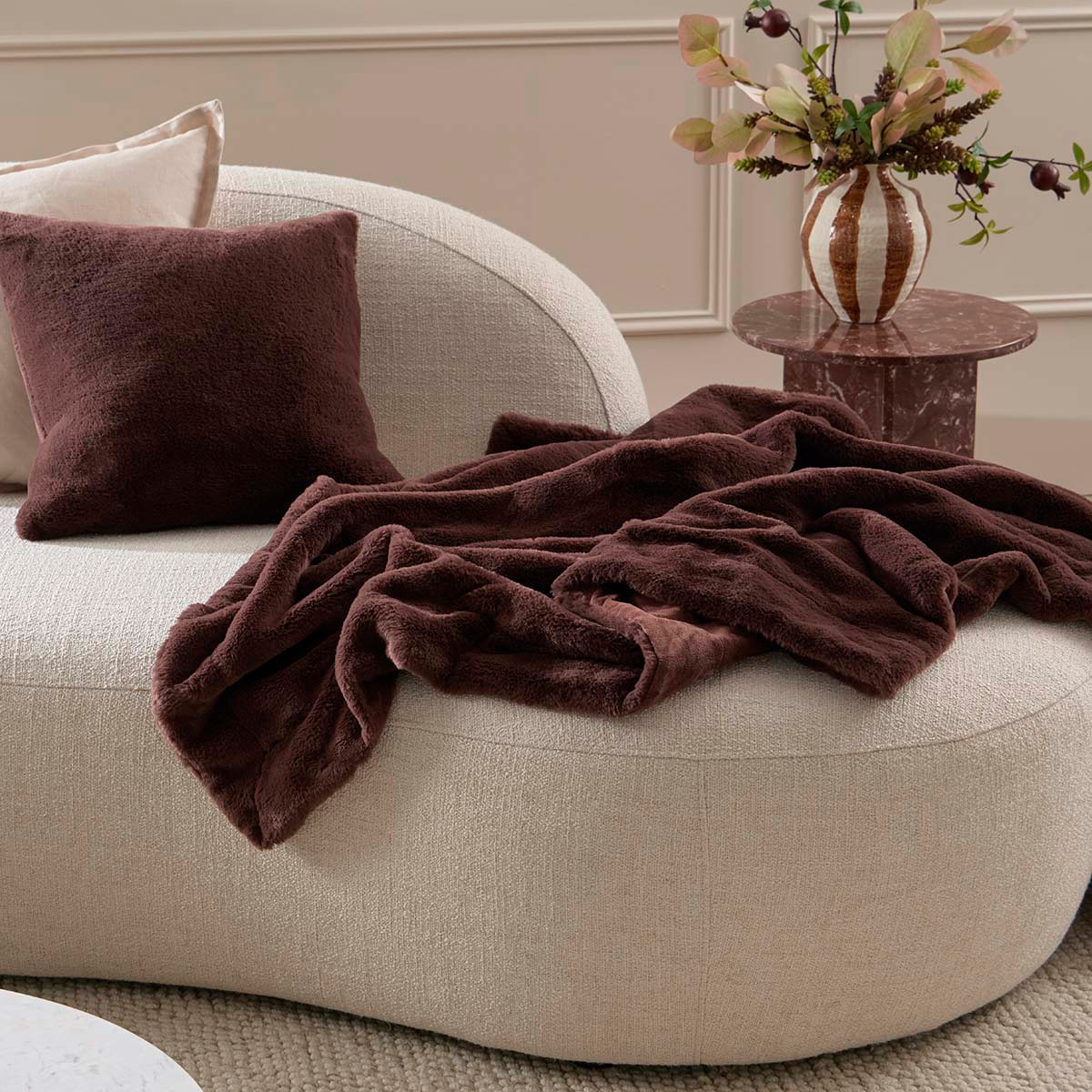 Nevada Faux Fur Throw