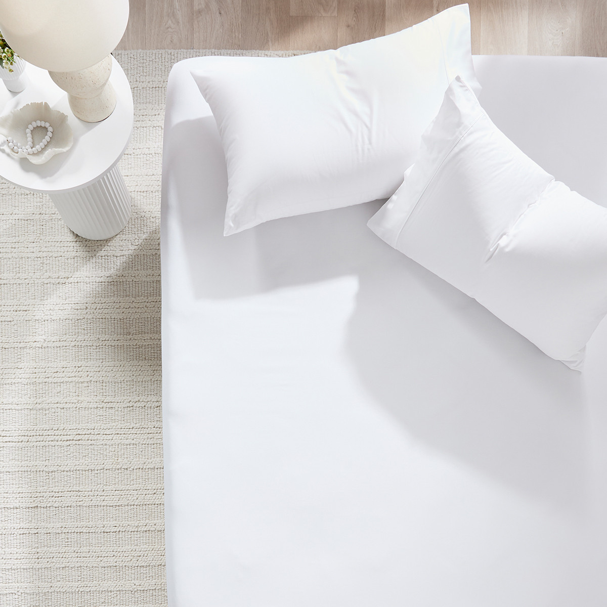 Seasonal 400TC Bamboo Cotton Fitted Sheet
