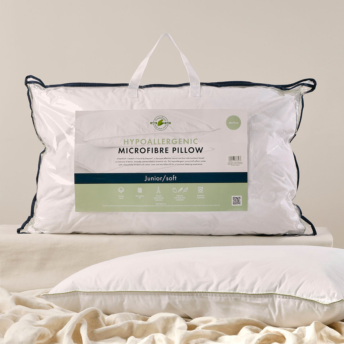 Hypoallergenic Microfibre Junior / Soft Pillow