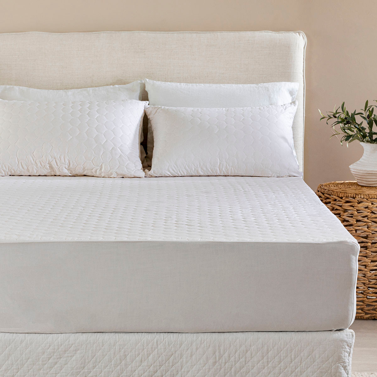 Natural Cotton Mattress Protector