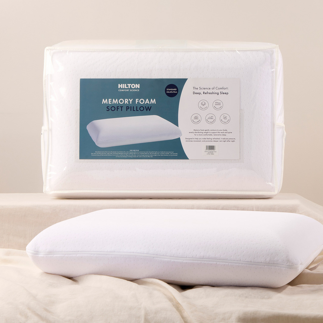 Comfort Science Soft Memory Foam Pillow