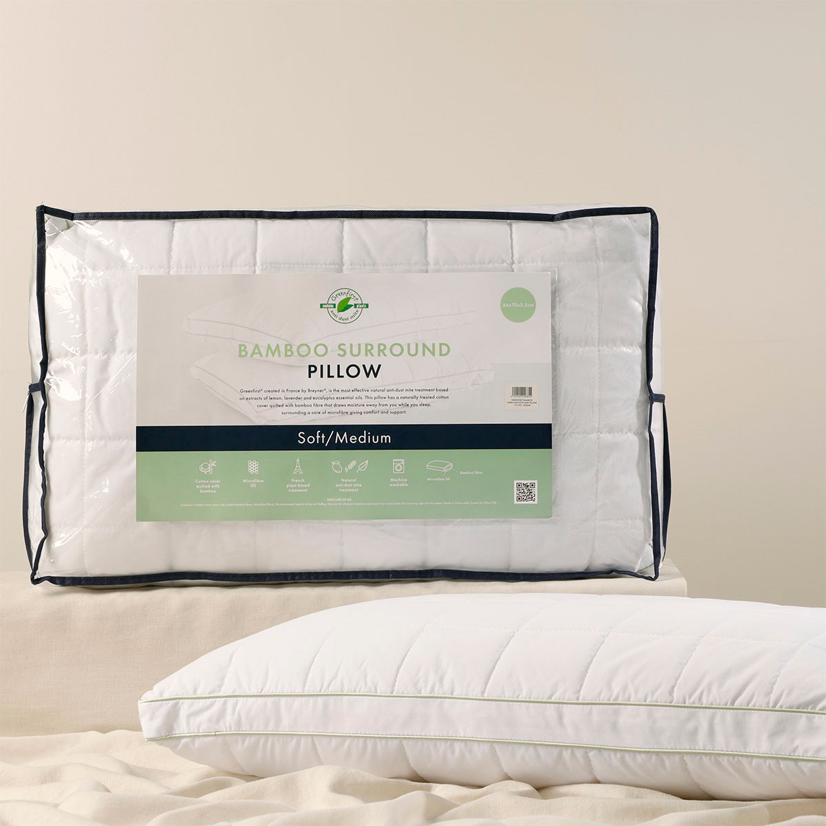 Bamboo Surround Soft/Medium Pillow