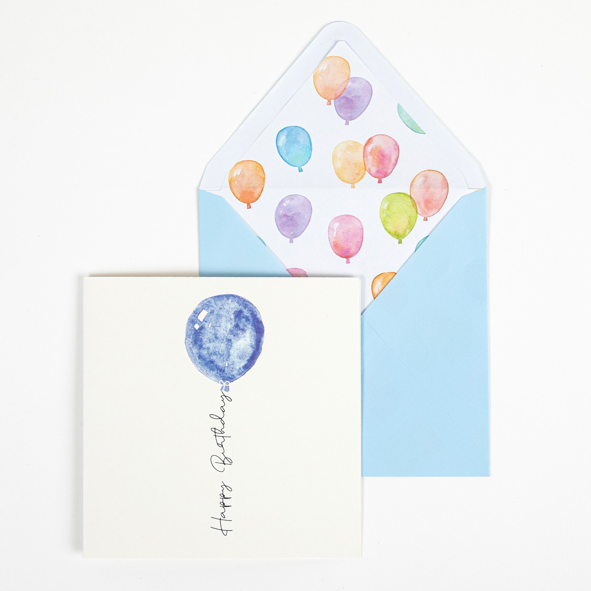 Birthday Balloons Greeting Card