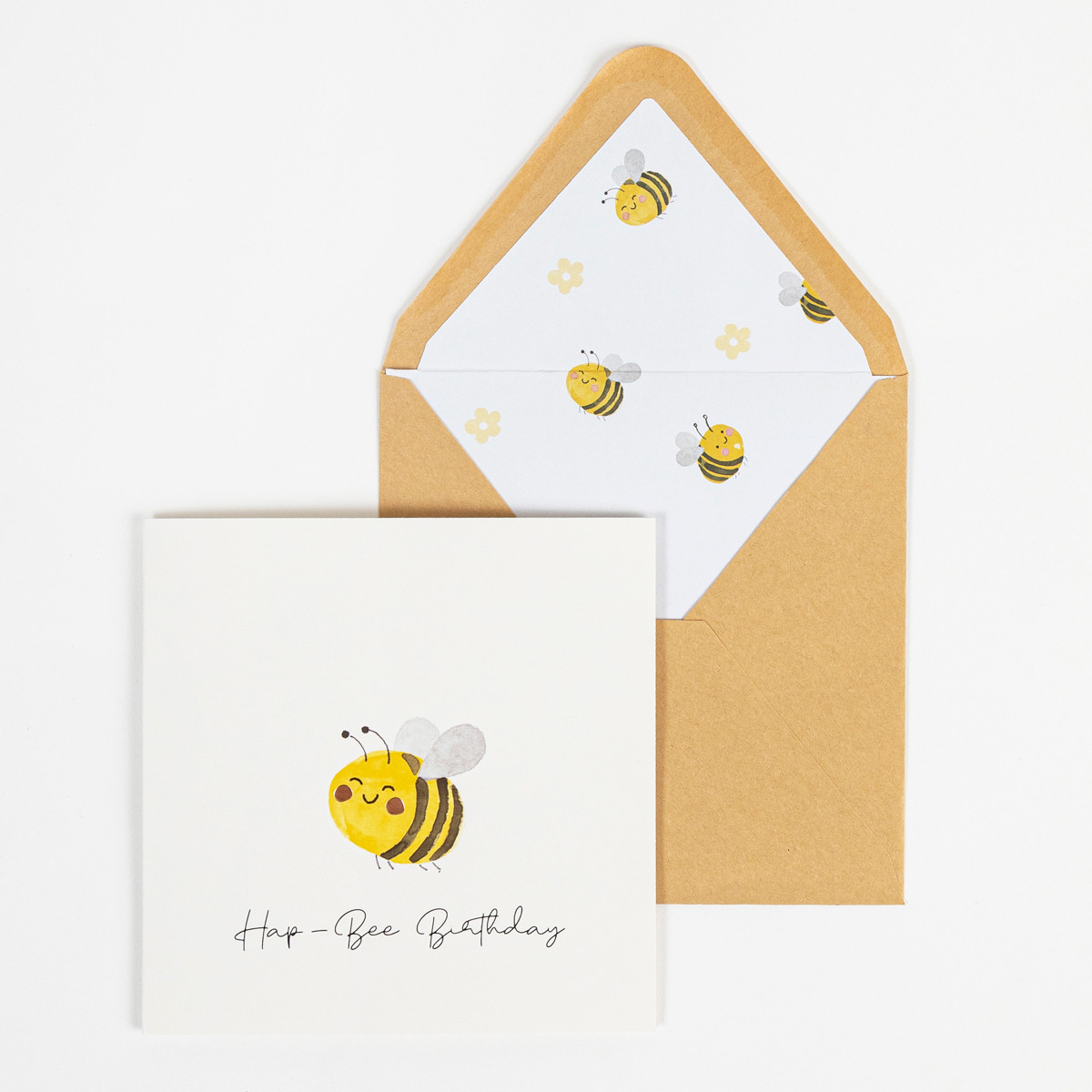 Hap-Bee Birthday Greeting Card