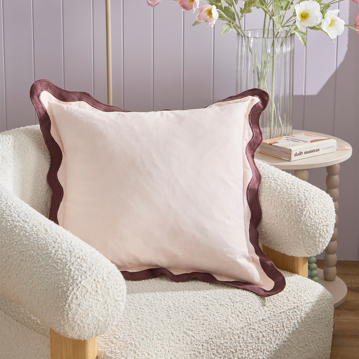 Maya Scalloped Cushion