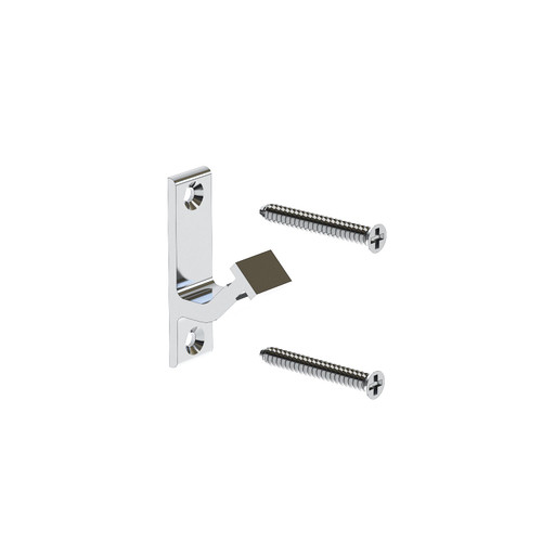 Quiet Glide Roller Vertical Single Roller Bracket Kit Chrome