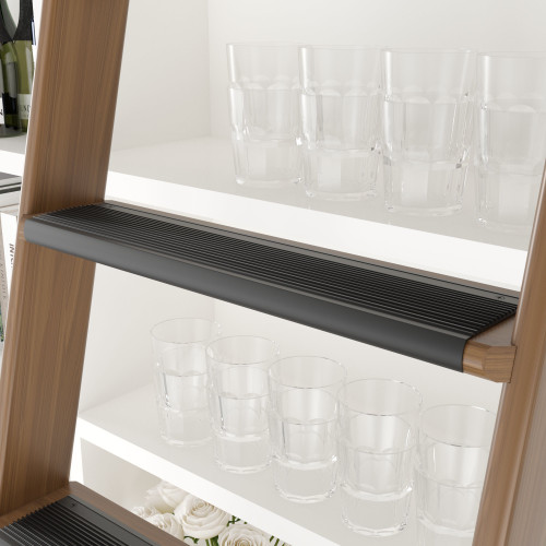 Metal Step Tread, Black, for 20 in. Wide Ladders