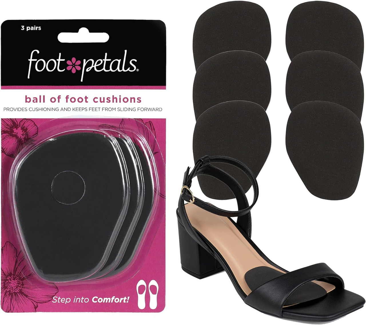 Ball of Foot Pack by Foot Petals Cushioned Shoe Pads