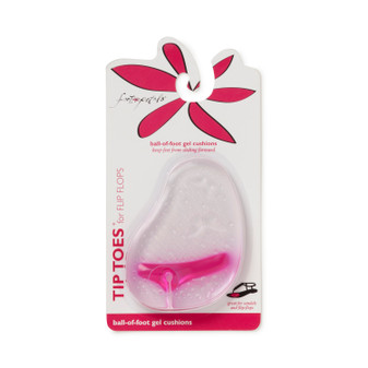 Tip Toes for Sandals & Flip Flops - Clear Technogel in Packaging - by Foot Petals