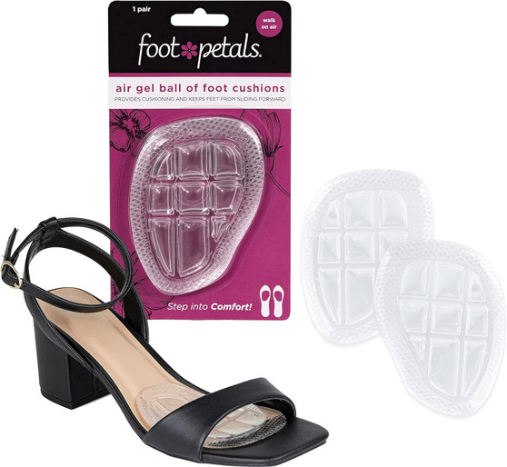 Air Gel Ball of Foot Cushions Shoe + Packaging