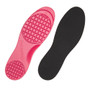 Cushionology Insoles, Black mesh top with Pink underside made from Technogel Towers