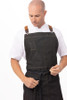 Black BERKELEY Chef's Bib Apron Suspenders