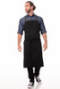 Jet Black BERKELEY Chef's Bib Apron