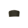 Cool Vent Chef Beanie in Black with breathable top and adjustable closure
