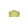 Cool Vent Chef Beanie in Lime with breathable performance fabric