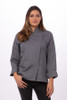 Womens Gray LANSING Chef Coat