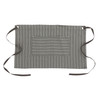 Flat lay of Brooklyn Half Bistro Apron with pocket detail
