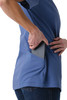 Side-seam slits with back pocket on Women’s Springfield Chef Coat for airflow and mobility