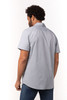 Back view of Malibu shirt showing yoke and pleats
