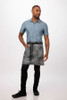 Gray Plaid Olympia Half Bistro Apron