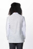 Modern chef coat with long back hem for added coverage