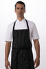 Black Travel Chef's Bib Apron from Bragard
