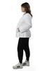 Chef coat designed for pregnancy comfort and performance