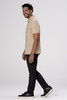 Side view of Durham Snap Work Shirt showing professional fit and side slit