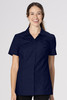 Women’s Durham Snap Work Shirt in Navy for professional hospitality uniforms