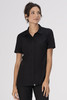 Women’s Durham Snap Work Shirt in Black with snap front and breathable mesh back