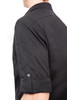 Back view of breathable chef shirt with ventilated side details