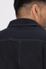 Back view highlighting yoke detail of Cody stretch work shirt