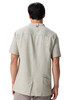 Back view of Men’s Cardiff Chef Coat showing apron tab, back yoke, and center hem slit