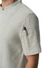 Left sleeve thermometer pocket with divide on Men’s Cardiff Chef Coat for secure kitchen storage