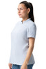 Short sleeve detail on Ladies Cardiff Chef Coat made with breathable hemp and Tencel fabric
