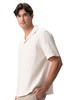 Short sleeve detail on Men’s Pismo Camp Shirt with loose-fitting sleeve for all-day comfort