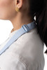 Adjustable neck strap on Huntington Bib Apron for a comfortable fit across body types