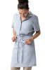 Huntington Half Bistro Apron in Breeze made with breathable hemp and Tencel fabric