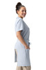 Huntington Half Bistro Apron in Sage, Oat, and Breeze from the Coastal Collection, made with breathable hemp and Tencel™ fabric