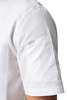 Left sleeve thermometer pocket on Men’s Springfield Tall Chef Coat for quick tool access