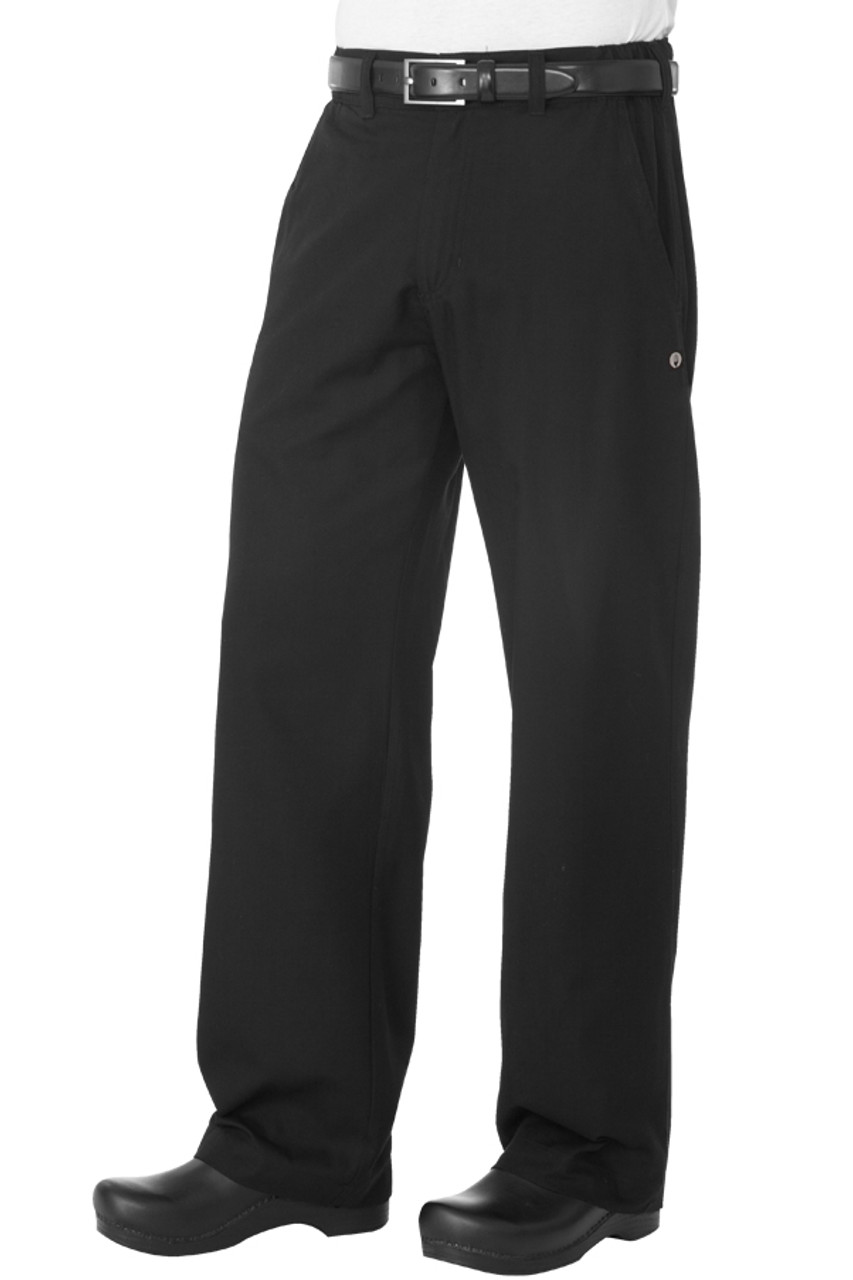 ChefWorks Womens Black Professional Chef Pants - 3XL