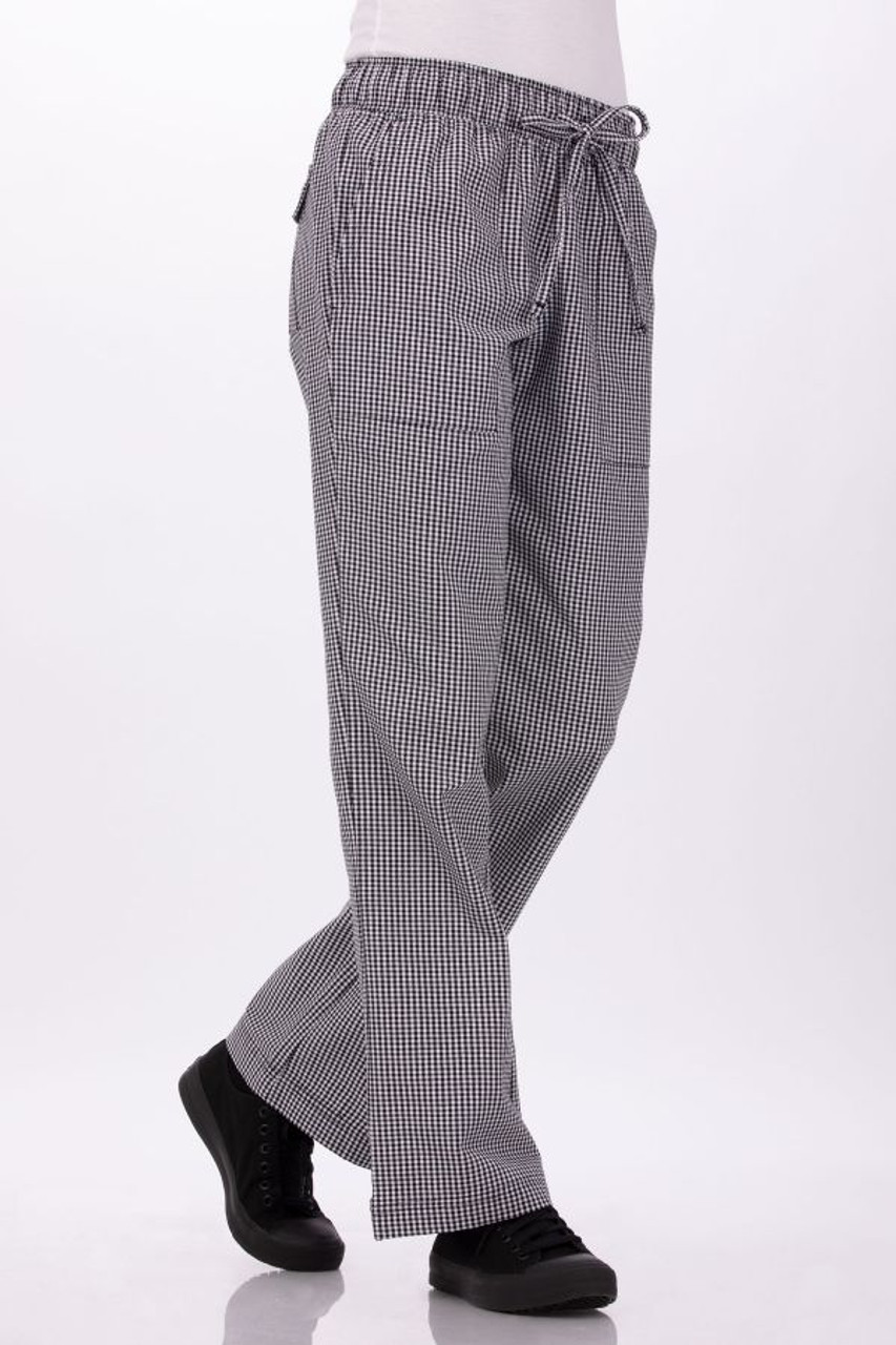 Pull on Chef's Check Trousers Premier